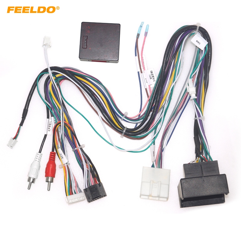 FEELDO Car 16pin Audio Wiring Harness With Canbus Box For Renault Koleos/Megane/Fluence Stereo Installation Wire Adapter #6610
FEELDO Car 16pin Audio Wiring Harness With Canbus Box For Renault Koleos/Megane/Fluence Stereo Installation Wire Adapter #6610