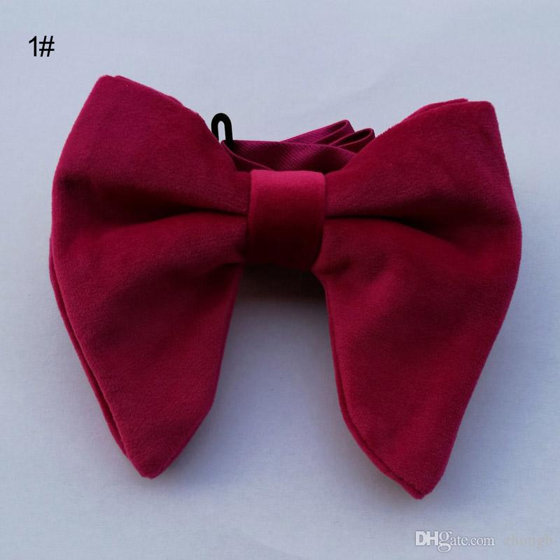 Groom Ties fashion black velvet bowties mens unique velvet bowtie bridegroom bow tie