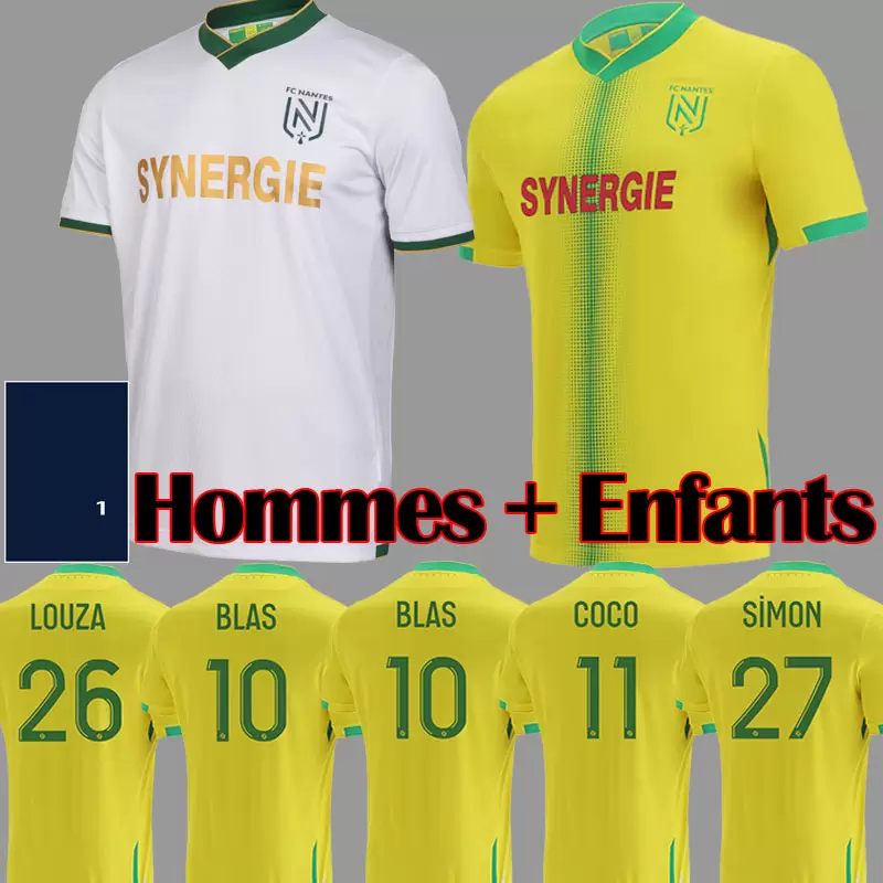 21 22 FC Nantes soccer jerseys thailand home maillot de foot 2021 2022 Away white jersey SIMON LOUZA A TOURE BLAS COCO COULIBALY football shirts tops
21 22 FC Nantes soccer jerseys thailand home maillot de foot 2021 2022 Away white jersey SIMON LOUZA A TOURE BLAS COCO COULIBALY football shirts tops
