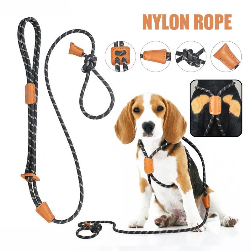 Durable Fashion Reflective Braided Nylon Rope Tracking Dog Leash Adjustable Pet Nylon Leash For Dogs Drop Shipping
Durable Fashion Reflective Braided Nylon Rope Tracking Dog Leash Adjustable Pet Nylon Leash For Dogs Drop Shipping