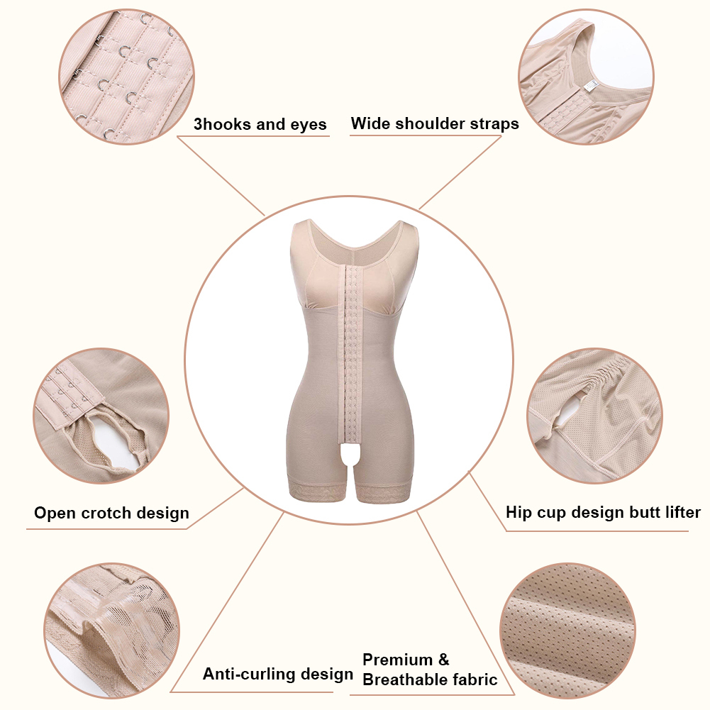 SHER Full Body Shaper Seamless Shapewear Modeling Shapewear Waist Cincher Underbust Bodysuit Slimming Waist Trainer for Women CX200731