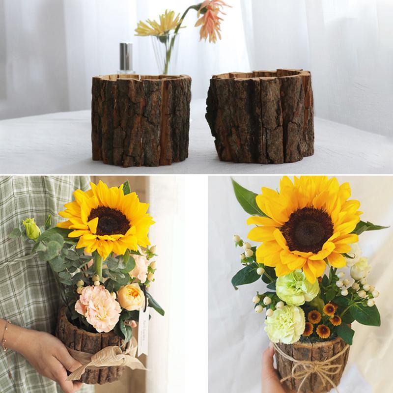 Wooden Flower Vase Hug Bucket Flower Packaging Box Birthday Gift Packing Flowerpot Home Decor Wedding Decoration Plant Container1
Wooden Flower Vase Hug Bucket Flower Packaging Box Birthday Gift Packing Flowerpot Home Decor Wedding Decoration Plant Container1