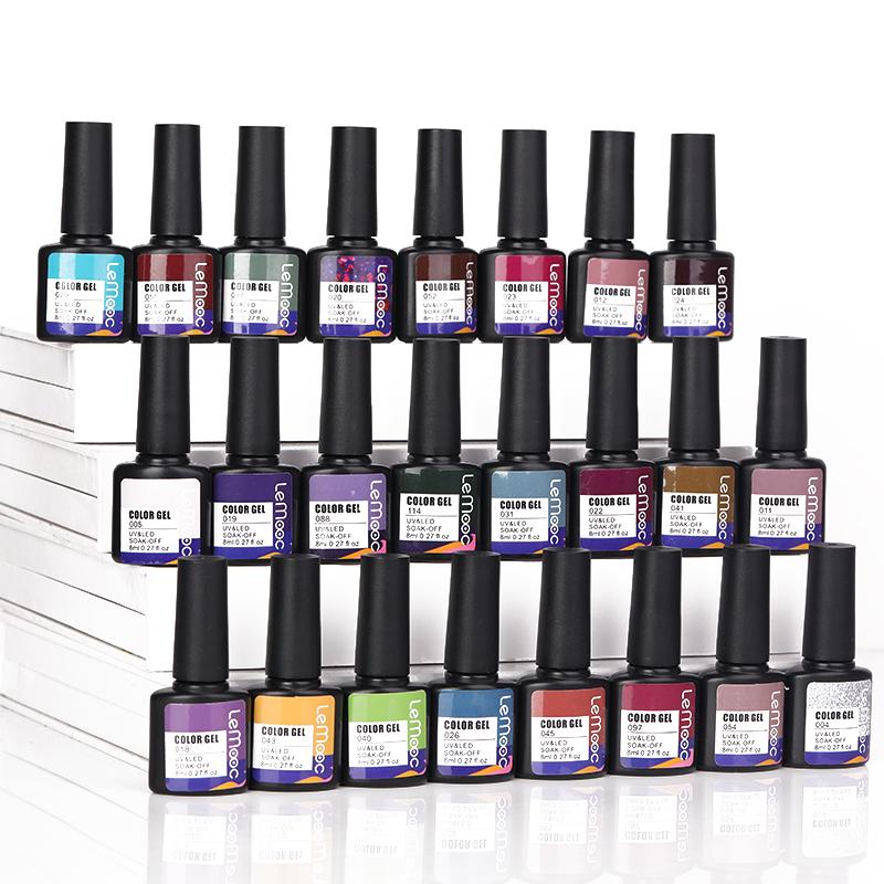 LEMOOC Nail Gel Polish Set 136 Colors for Choice UV LED Shiny Glitter Laser Varnish Semi Permanent Soak Off Nail Lacquers Kits, Choose 40 colors
LEMOOC Nail Gel Polish Set 136 Colors for Choice UV LED Shiny Glitter Laser Varnish Semi Permanent Soak Off Nail Lacquers Kits, Choose 40 colors