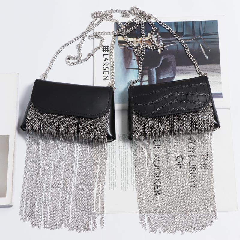 2021 Women Waist Packs With Long Fringe Tassel Black PU Waist Belt WIth Phone Bag Metal Chain Street Casual Ladies Messenger Bag1, Sky blue
2021 Women Waist Packs With Long Fringe Tassel Black PU Waist Belt WIth Phone Bag Metal Chain Street Casual Ladies Messenger Bag1, Sky blue