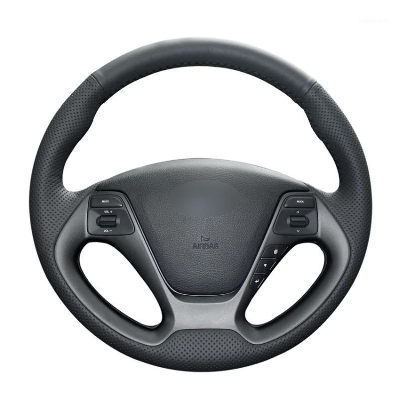Steering Wheel Covers Black Artificial Leather Handsew No-slip Car Cover For Kia 2013-2022 Ceed Cee'd Cerato Forte Koup Forte5 2014
Steering Wheel Covers Black Artificial Leather Handsew No-slip Car Cover For Kia 2013-2022 Ceed Cee'd Cerato Forte Koup Forte5 2014