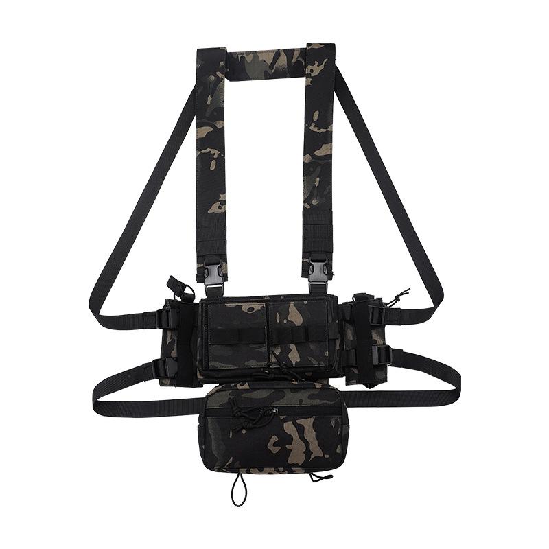 3 Tactical Chest Rig Mini Outdoor Hunting MOLLE Duty Vest Combat Carrier Chest Vest with Magazine Pouch, Black
3 Tactical Chest Rig Mini Outdoor Hunting MOLLE Duty Vest Combat Carrier Chest Vest with Magazine Pouch, Black