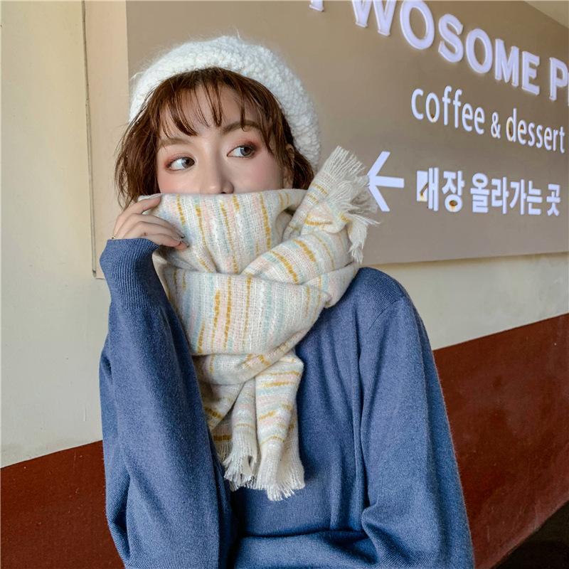 Artificial Cashmere Shawl Autumn And Winter Poncho Fashion Colored Scarf Warms Students' Necks Scarves Thicker Cape Bufanda
Artificial Cashmere Shawl Autumn And Winter Poncho Fashion Colored Scarf Warms Students' Necks Scarves Thicker Cape Bufanda