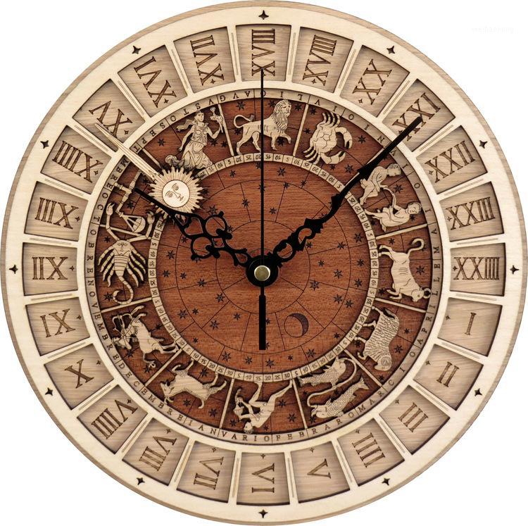 Venice astronomical wooden clock for living room Creative digital wall clock 12 constellations big mute wall watch shabby chic1
Venice astronomical wooden clock for living room Creative digital wall clock 12 constellations big mute wall watch shabby chic1