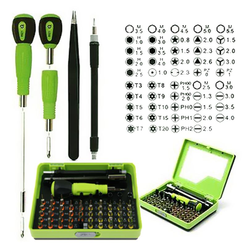 53 in1 Multi-Bit Precision Torx Screwdriver Tweezer Cell Phone Repair Tool Professional Flexible Drill Screw Driver for Computer
53 in1 Multi-Bit Precision Torx Screwdriver Tweezer Cell Phone Repair Tool Professional Flexible Drill Screw Driver for Computer