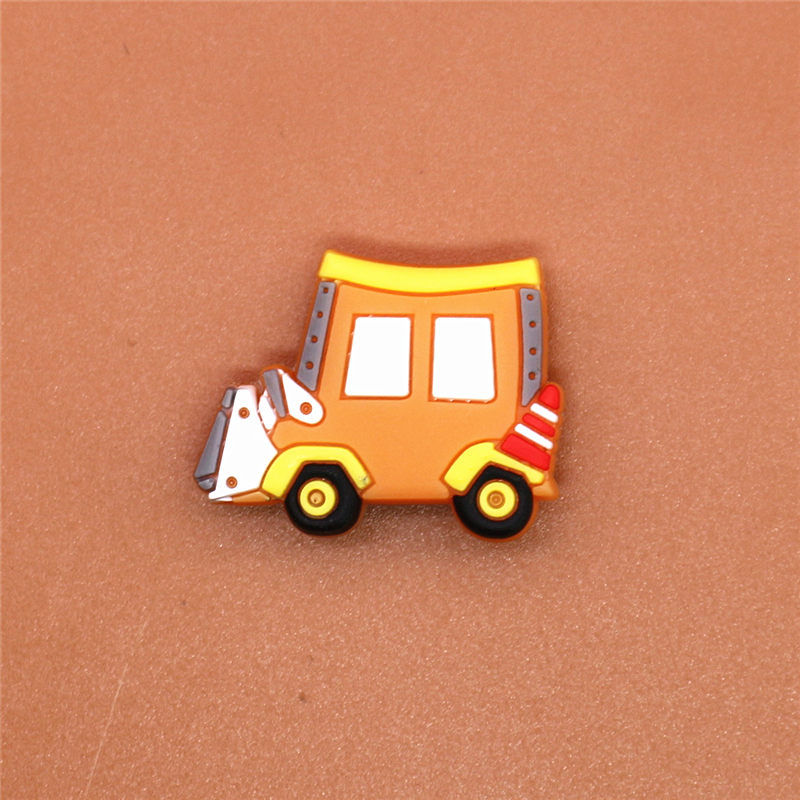 Shoe Charms Construction vehicles and Trains Shoe Buckle Accessories Sandals Shoe Decorations Kid's X-mas