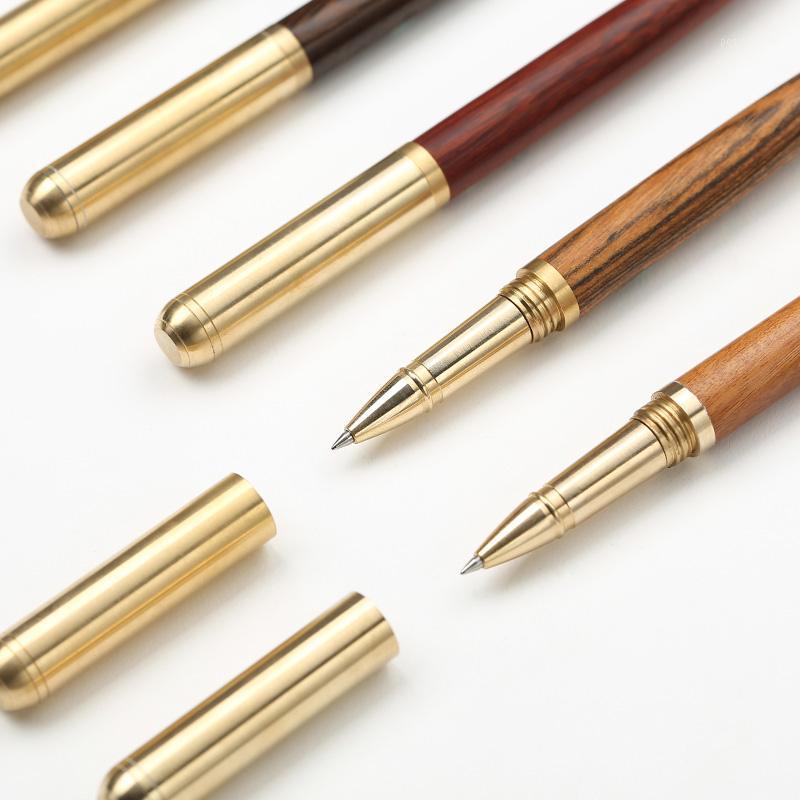 Luxury Wood Brass ballpoint pen Metal black ink ball pens office pens Stationery School supplies Canetas escolar 20021
Luxury Wood Brass ballpoint pen Metal black ink ball pens office pens Stationery School supplies Canetas escolar 20021