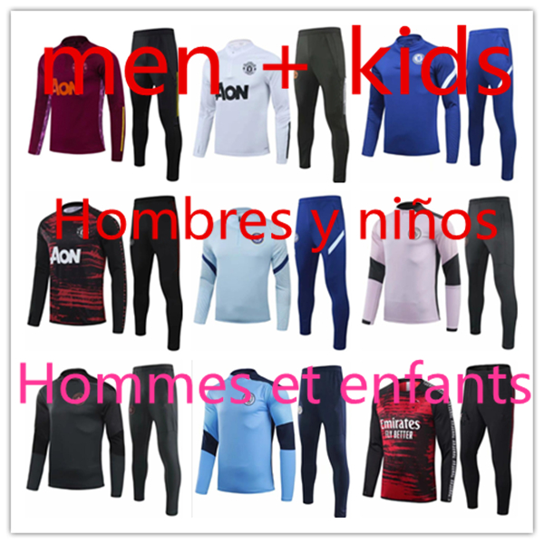 2021 Men and kids soccer tracksuit football training mens clothing tracksuits jogging Survêtement chandal chándal Survetement retro, Black
2021 Men and kids soccer tracksuit football training mens clothing tracksuits jogging Survêtement chandal chándal Survetement retro, Black