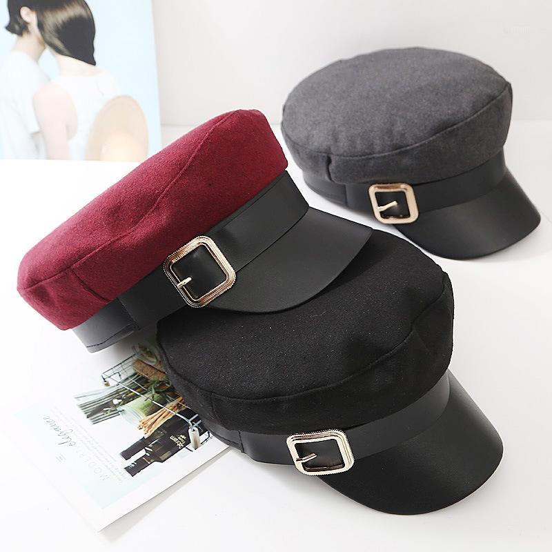Boinas Para Mujer Korean Style Metal Buckle Leather Stitching Cap Temperament All-match Woolen Cloth Berets Caps Chapeu1, See chart
Boinas Para Mujer Korean Style Metal Buckle Leather Stitching Cap Temperament All-match Woolen Cloth Berets Caps Chapeu1, See chart
