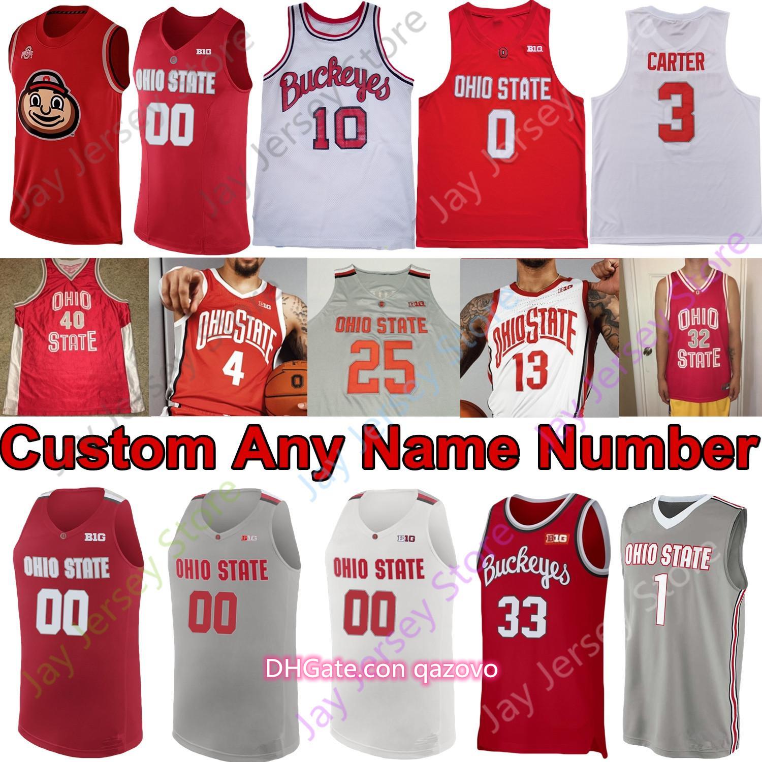2020 New Ohio State Buckeyes Basketball Jersey NCAA College Kyle Young D.J. Carton Kaleb Wesson Alonzo Gaffney Muhammad CJ Wesson, White round collar
2020 New Ohio State Buckeyes Basketball Jersey NCAA College Kyle Young D.J. Carton Kaleb Wesson Alonzo Gaffney Muhammad CJ Wesson, White round collar