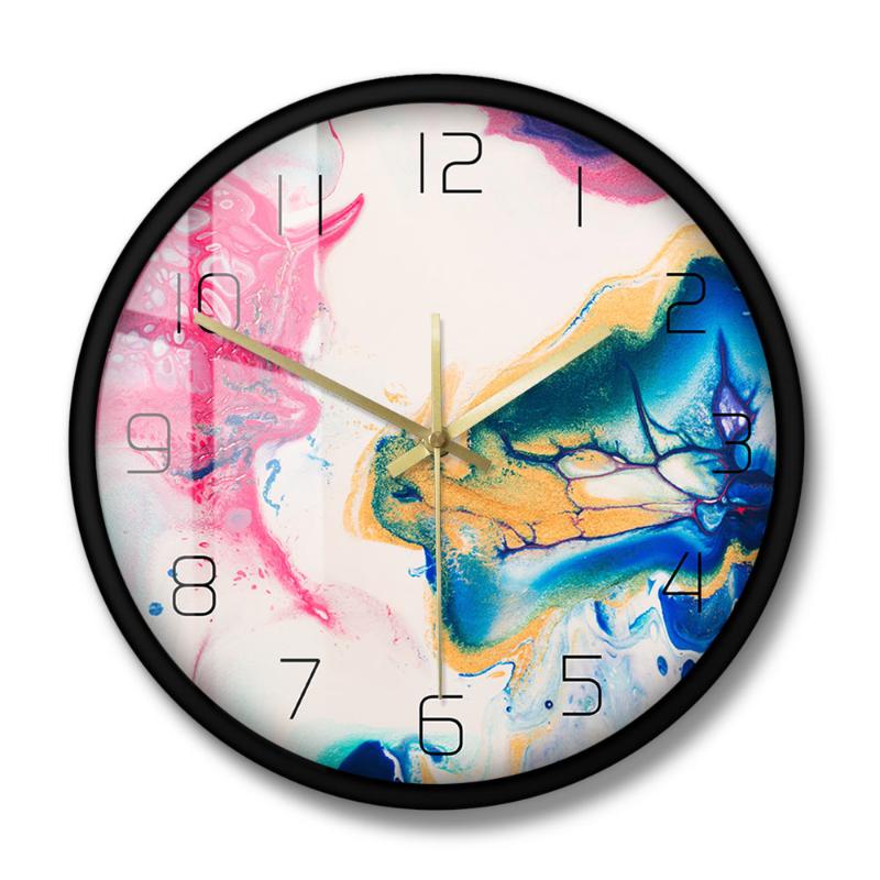 Fluid Art Dazzling Modern Home Decor Abstract Wall Clock Trendy Colorful Pouring Painting Printed Wall Art Silent Swept Clock
Fluid Art Dazzling Modern Home Decor Abstract Wall Clock Trendy Colorful Pouring Painting Printed Wall Art Silent Swept Clock