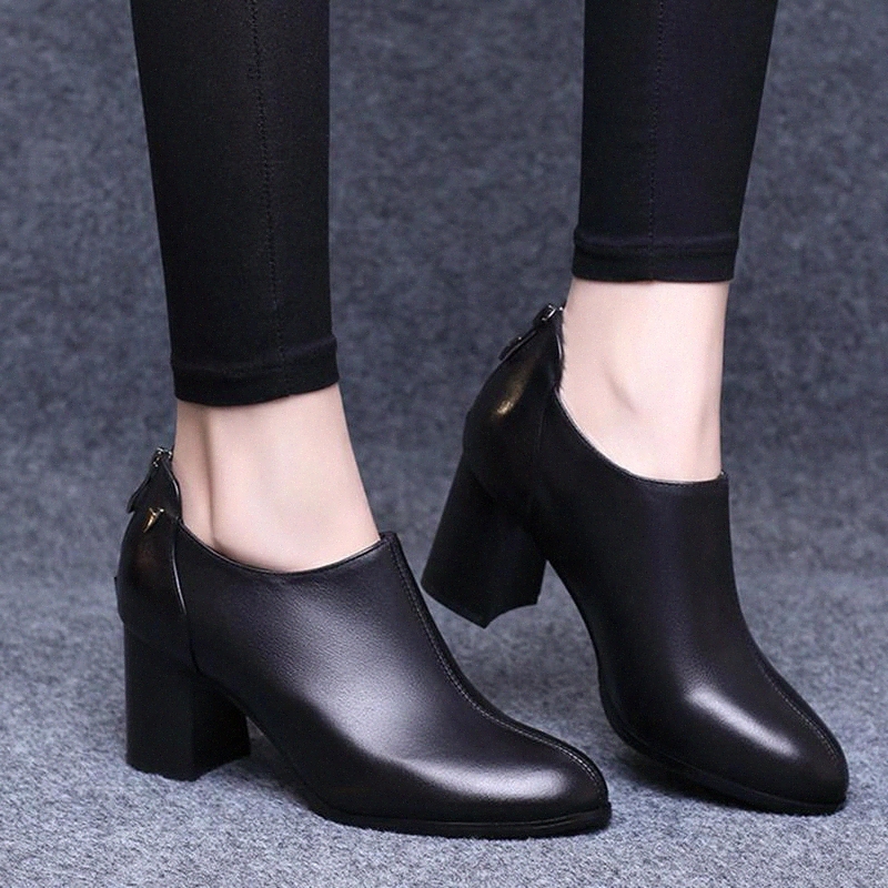 Women Bare Boots High Heels Dress Shoes Pumps Zipper Square Heels Booties Pointed Toe Ankle Boots Black Botas Mujer 8727N #qR69 
Women Bare Boots High Heels Dress Shoes Pumps Zipper Square Heels Booties Pointed Toe Ankle Boots Black Botas Mujer 8727N #qR69