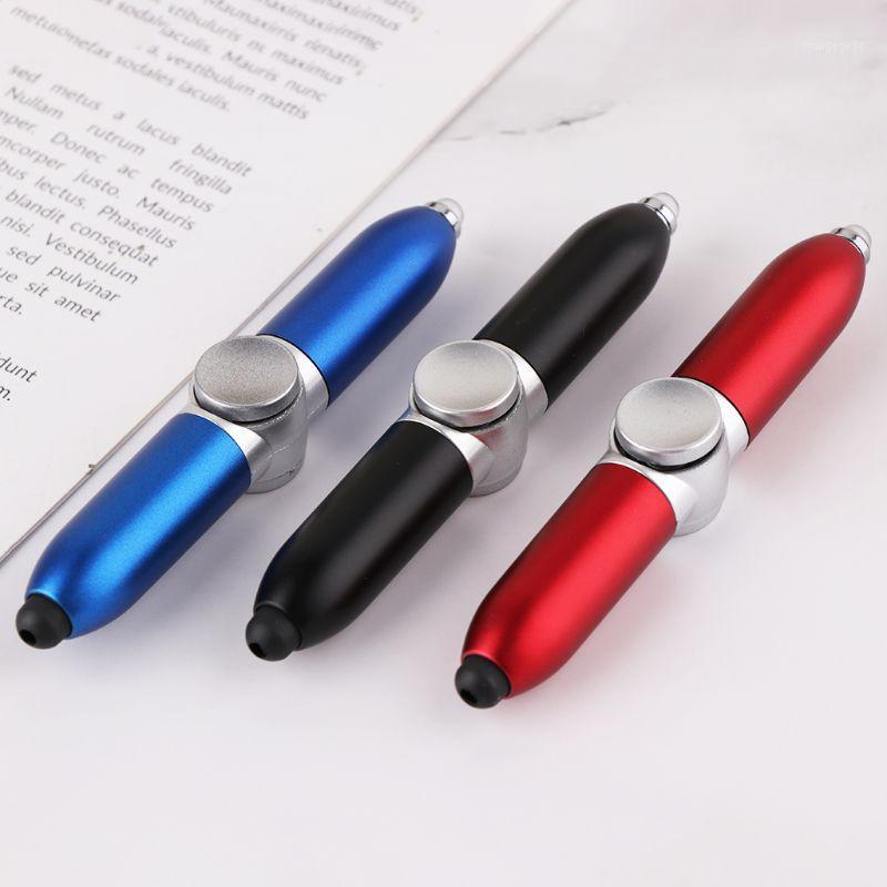 Finger Gyro Spinner Multi-function Gyroscope Pens Decompression LED Light Ballpoint Pen Shape Relieve Stress Xmas Gift 3 Colors1, Blue
Finger Gyro Spinner Multi-function Gyroscope Pens Decompression LED Light Ballpoint Pen Shape Relieve Stress Xmas Gift 3 Colors1, Blue