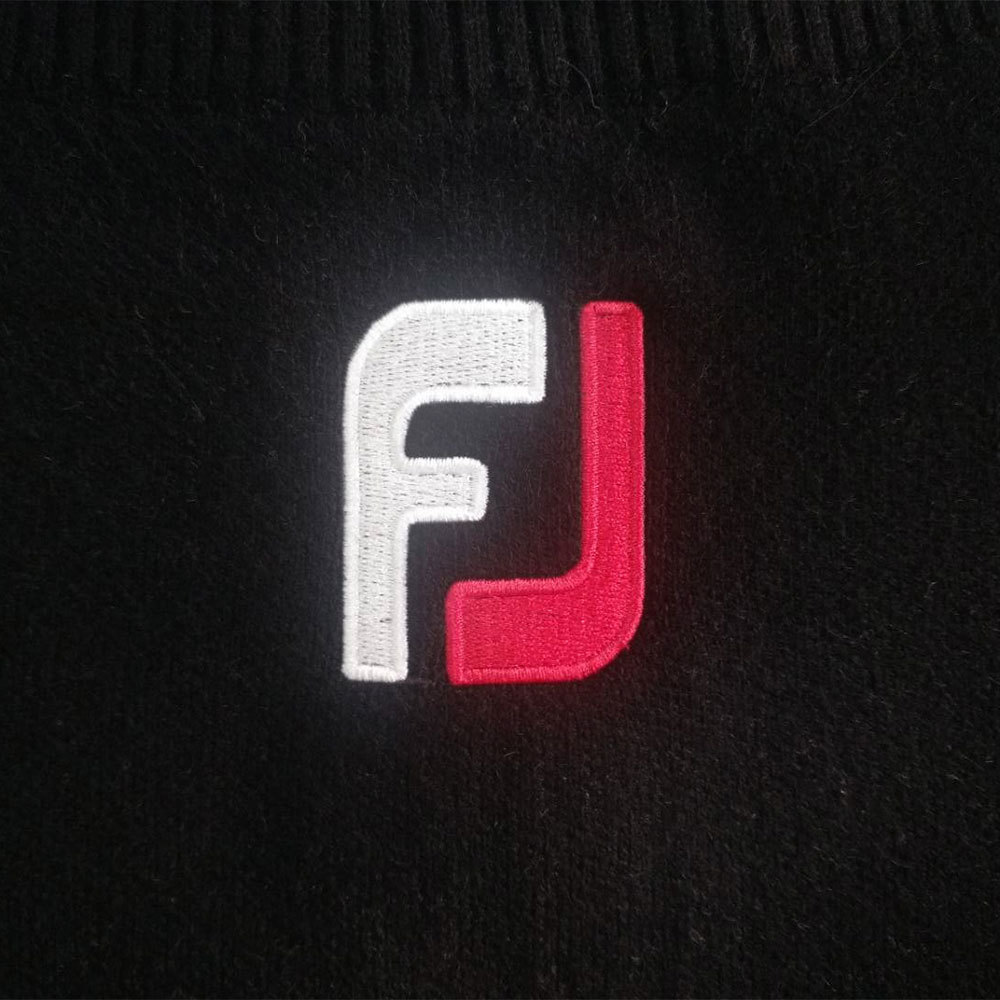 Golf Apparel F J New Men's Rabbit Cashmere Half-Zip Stand-Up Collar Golf Sweater Golf T-Shirt Color-Block Sweater Free Shipping 201012