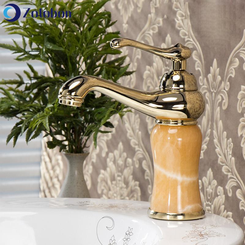 ZOTOBON Brass Europe Style Gold Taps Cold and Hot Water Basin Faucets Bathroom Sink Tap Deck Mounted Rotating Faucet F212
ZOTOBON Brass Europe Style Gold Taps Cold and Hot Water Basin Faucets Bathroom Sink Tap Deck Mounted Rotating Faucet F212