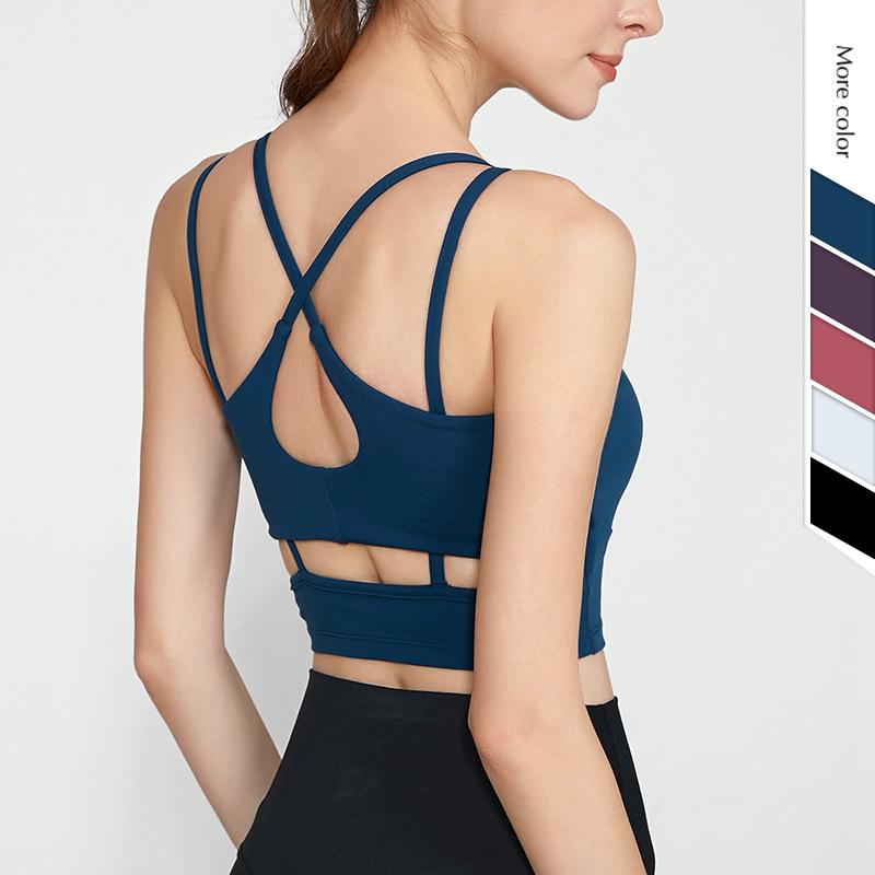 2020 New Cross Yoga Shirt Fitness Tops for Women Vest Sportswear Workout Tops for Women, Lake blue
2020 New Cross Yoga Shirt Fitness Tops for Women Vest Sportswear Workout Tops for Women, Lake blue