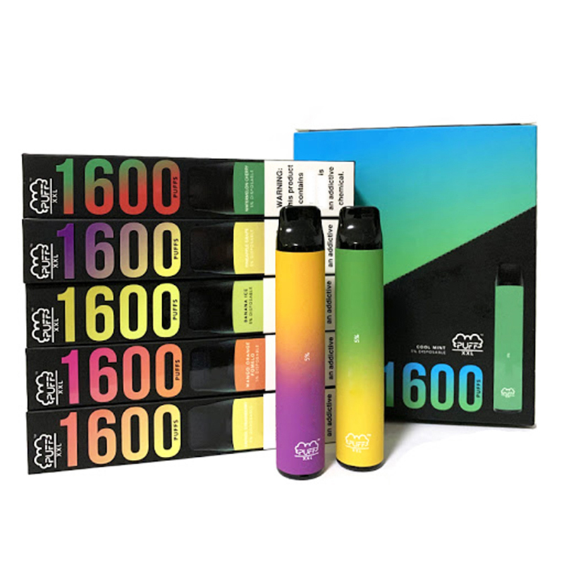 Hottest Puff XXL Disposable Vape Pen 5.0ml Pods Device Kits 1600 Puffs 5% Prefilled Pods Vape Pen
Hottest Puff XXL Disposable Vape Pen 5.0ml Pods Device Kits 1600 Puffs 5% Prefilled Pods Vape Pen