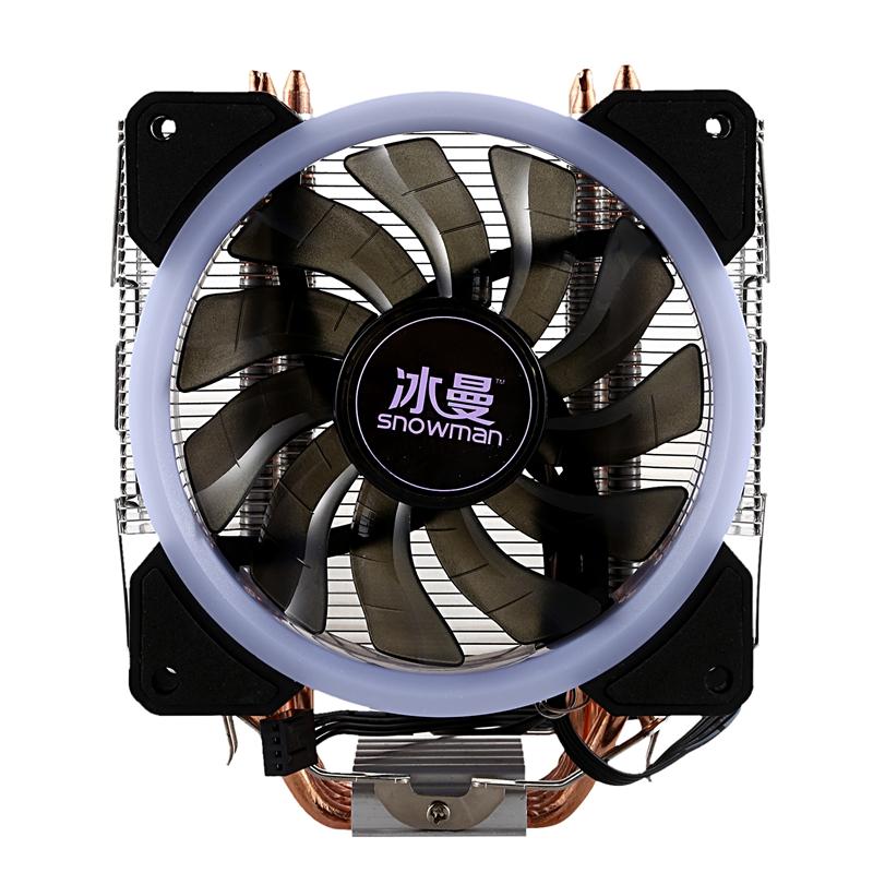 SNOWMAN LED CPU Cooler Master 5 Direct Contact Heatpipes freeze Tower Cooling System CPU Cooling Fan with PWM Fans
SNOWMAN LED CPU Cooler Master 5 Direct Contact Heatpipes freeze Tower Cooling System CPU Cooling Fan with PWM Fans