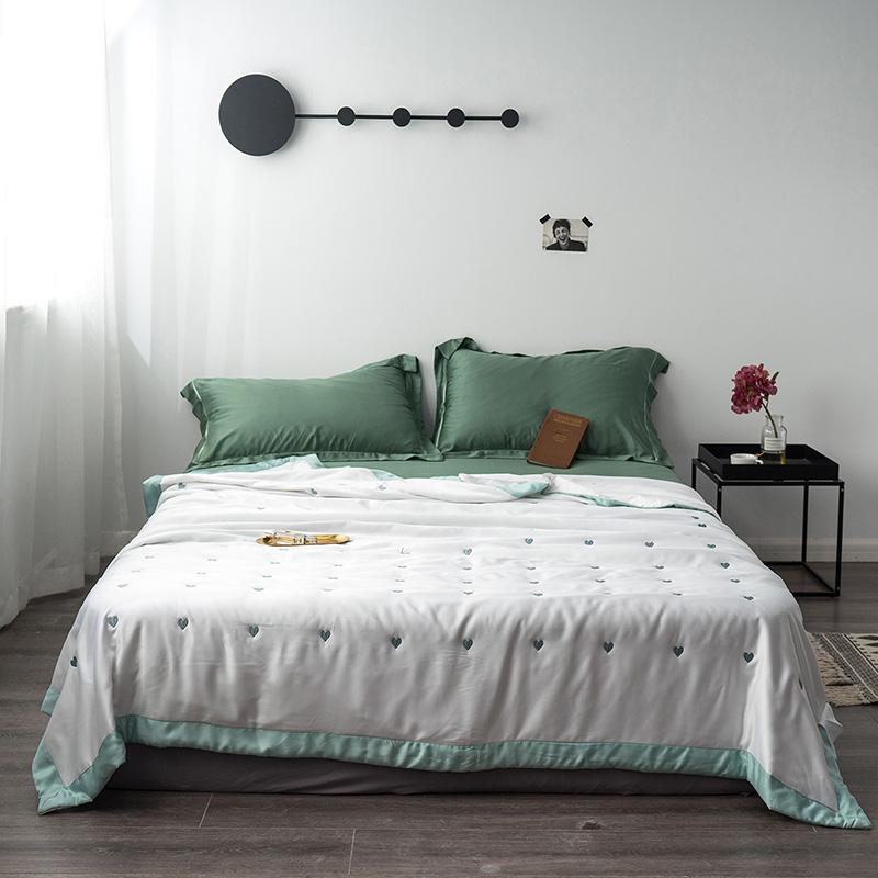 Summer Washable Tencel Air Conditioner Is Summer Cool By Ice Silk Quilt Double Tencel Thin Quilt, White
Summer Washable Tencel Air Conditioner Is Summer Cool By Ice Silk Quilt Double Tencel Thin Quilt, White