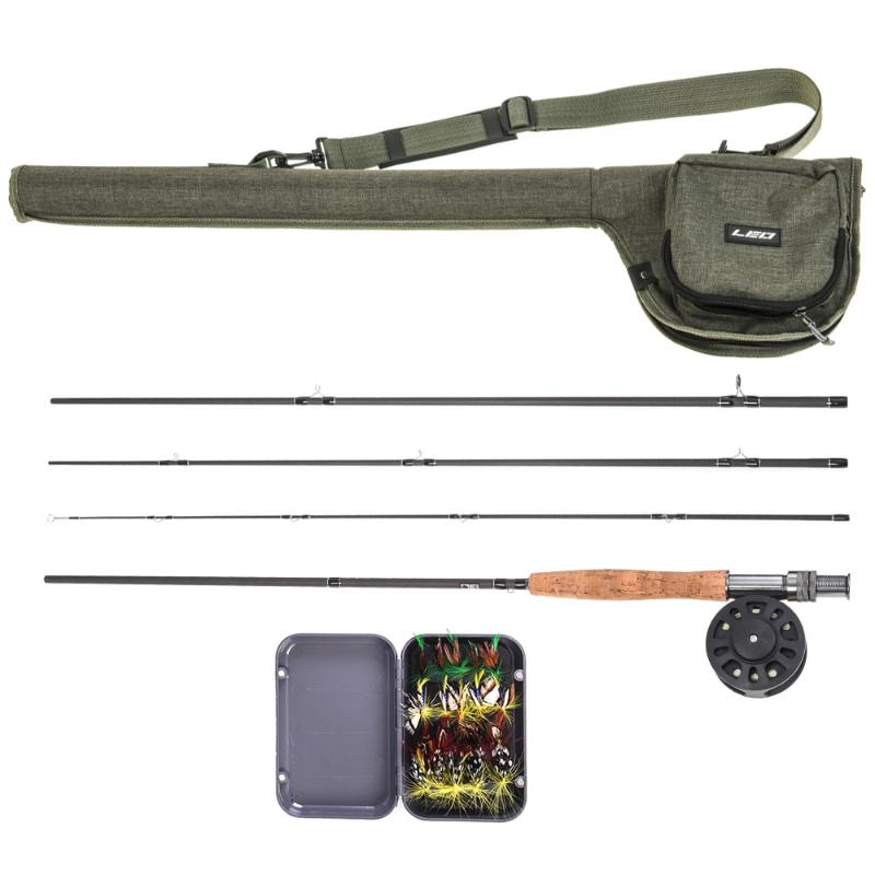 9' Fishing Rod and Reel Combo with Carry Bag 20 Flies Complete Starter Package Fishing Kit
9' Fishing Rod and Reel Combo with Carry Bag 20 Flies Complete Starter Package Fishing Kit