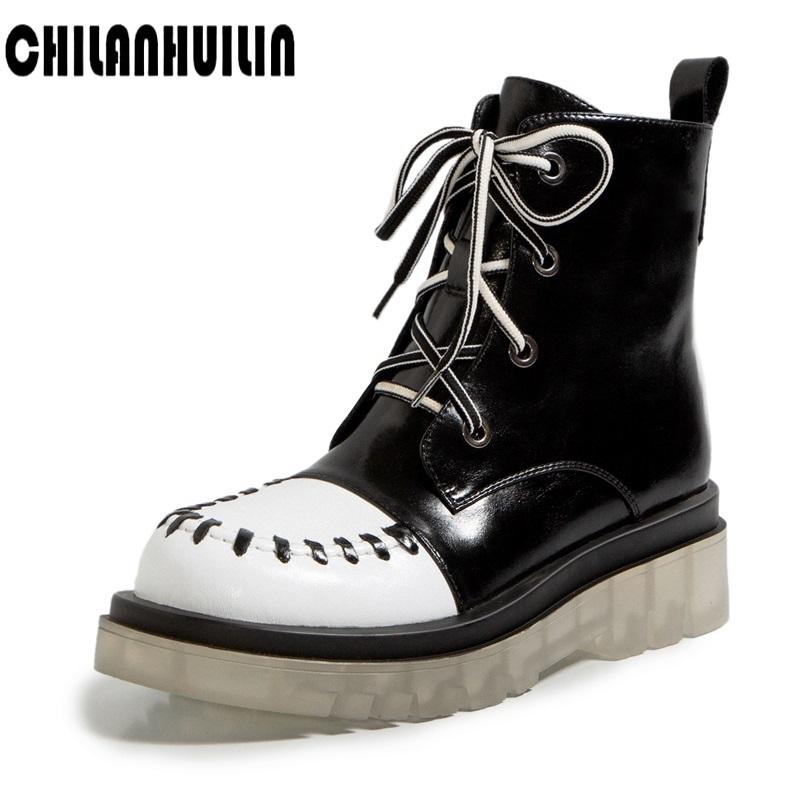 classic lace up platform ankle boots women mixed color black white chunky heels winter shoes 2021 round toe boots female
classic lace up platform ankle boots women mixed color black white chunky heels winter shoes 2021 round toe boots female