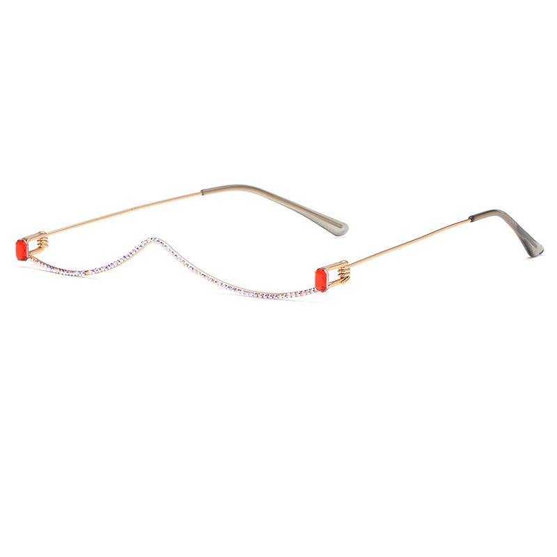 New Vintage Hand Handmade spectacle frame without diamond for ladies ins half frame Street Photo decorative frame S2081
New Vintage Hand Handmade spectacle frame without diamond for ladies ins half frame Street Photo decorative frame S2081