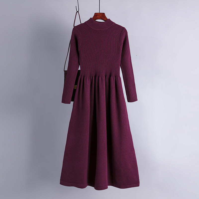 2021 New Autumn Winter Knit Long Women Casual O-neck Slim Robe Sweater Dresses Office Lady Thick Maix Dress 5spv, Blue
2021 New Autumn Winter Knit Long Women Casual O-neck Slim Robe Sweater Dresses Office Lady Thick Maix Dress 5spv, Blue
