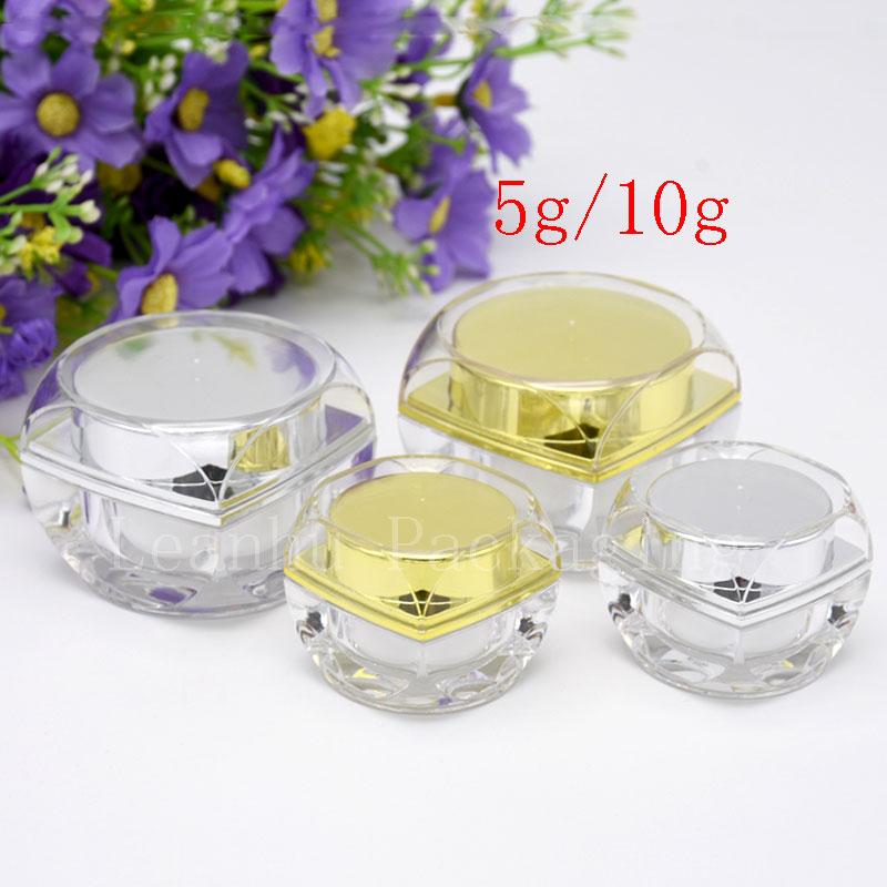 5g 10g Empty Cosmetics Cream Jars ,Acrylic Container ,Silver Gold Small Sample Bottle Tin, Eye Cream Pot , Skin Care Packaging
5g 10g Empty Cosmetics Cream Jars ,Acrylic Container ,Silver Gold Small Sample Bottle Tin, Eye Cream Pot , Skin Care Packaging