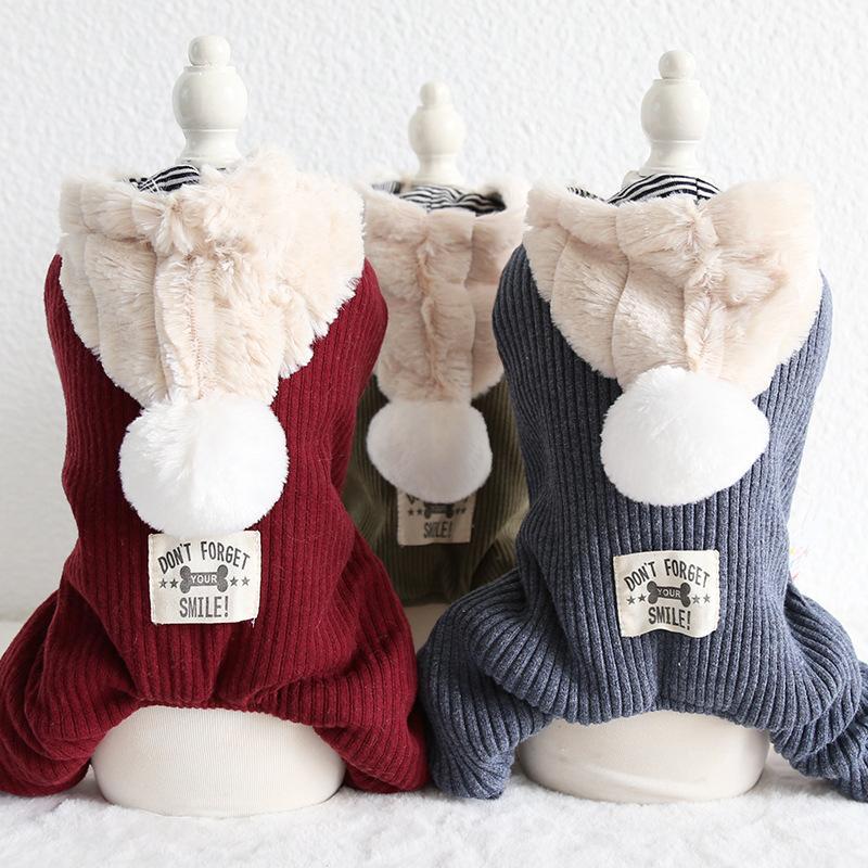 Autumn and Winter New Dog Clothes with Big Hat Four-legged Blue Red Green Colors -xl Sizes Warm Dog Jumpsuits Ubranka Dla Psa1
Autumn and Winter New Dog Clothes with Big Hat Four-legged Blue Red Green Colors -xl Sizes Warm Dog Jumpsuits Ubranka Dla Psa1
