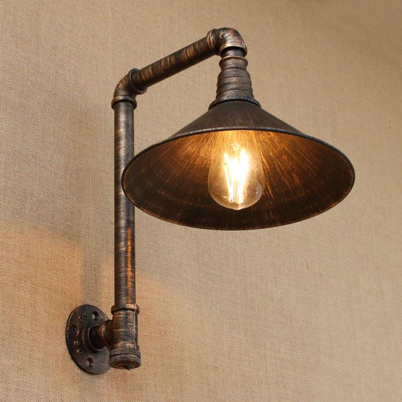 Stream punk iron rust Water pipe retro wall lamp E27 LED sconce wall lights with switch for bedside living room kitchen bar
Stream punk iron rust Water pipe retro wall lamp E27 LED sconce wall lights with switch for bedside living room kitchen bar