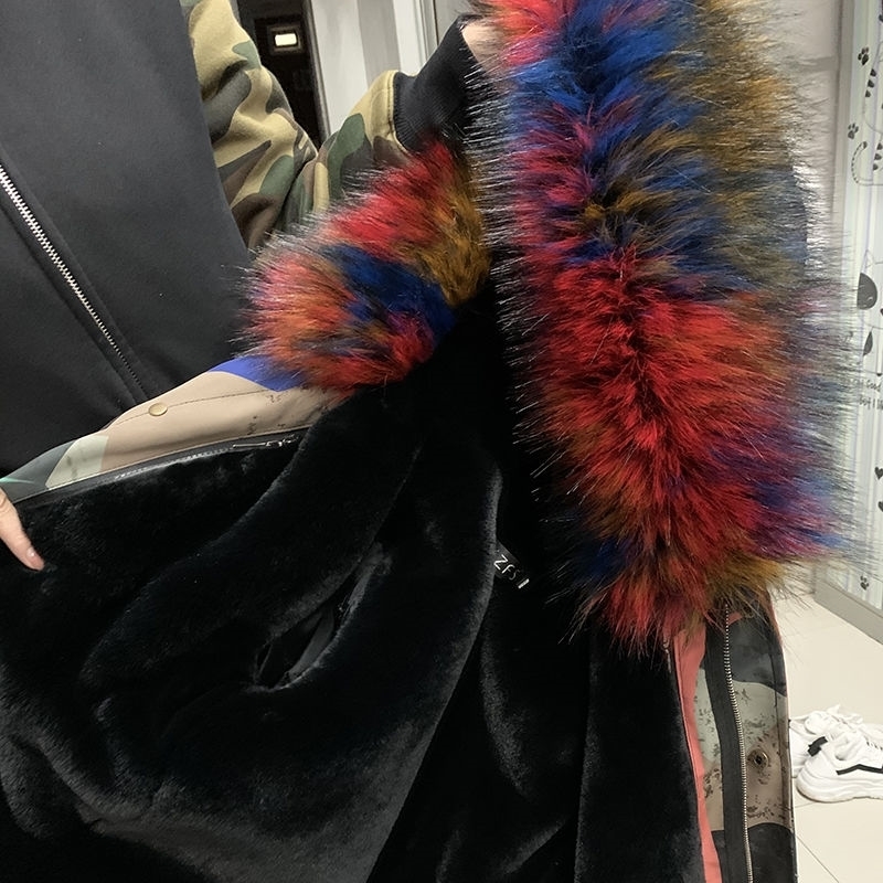 Children's down jacket children's wear heavy coat large children's large fur collar heavy winter wear high quality LJ201203