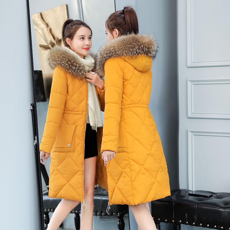 Winter 2021 new down cotton padded jacket women's long slim fit over the knee long cotton padded jacket, White
Winter 2021 new down cotton padded jacket women's long slim fit over the knee long cotton padded jacket, White