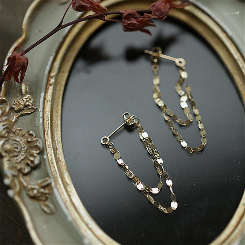 Stud 925 Sterling Silver European Geometric Chain Tassel Earrings For Women Simple Temperament Goddess Jewelry Accessories Gift1
Stud 925 Sterling Silver European Geometric Chain Tassel Earrings For Women Simple Temperament Goddess Jewelry Accessories Gift1