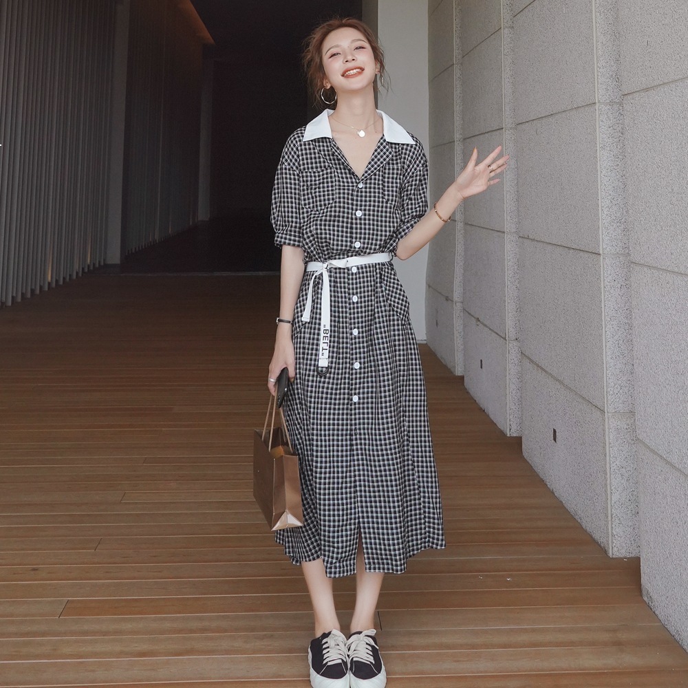 2021 New Women's Will See New Retro-color Contrast with Black-lapel-white Waistband Fashion Single Breasted Dress 68 2qof, Photo color
2021 New Women's Will See New Retro-color Contrast with Black-lapel-white Waistband Fashion Single Breasted Dress 68 2qof, Photo color
