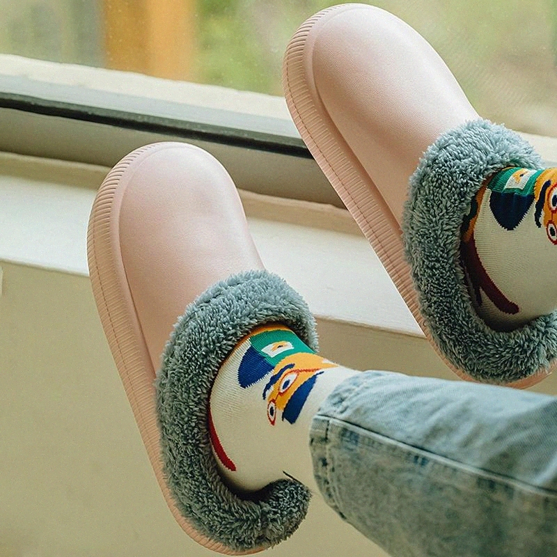 Waterproof Winter Home Slipper For Women Plush Warm Flat Woman Non Slip Ladies Fur Female Footwear Women's Shoes Couple Big Size #Tz5q, Black
Waterproof Winter Home Slipper For Women Plush Warm Flat Woman Non Slip Ladies Fur Female Footwear Women's Shoes Couple Big Size #Tz5q, Black