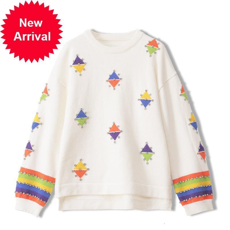 New Dress 2021 Design Clue Black Autumn White Winter Fashion Loose Sweater with Standard Shirt Bills Long Sleeve-to-neck Top 8LUV
New Dress 2021 Design Clue Black Autumn White Winter Fashion Loose Sweater with Standard Shirt Bills Long Sleeve-to-neck Top 8LUV
