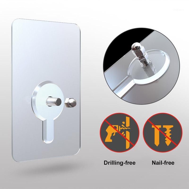 Strong Self-adhesive Free Punch Screw Paste Transparent Non-marking Paste Nail Wall Mount Shelf Rack Screw Accessories1
Strong Self-adhesive Free Punch Screw Paste Transparent Non-marking Paste Nail Wall Mount Shelf Rack Screw Accessories1