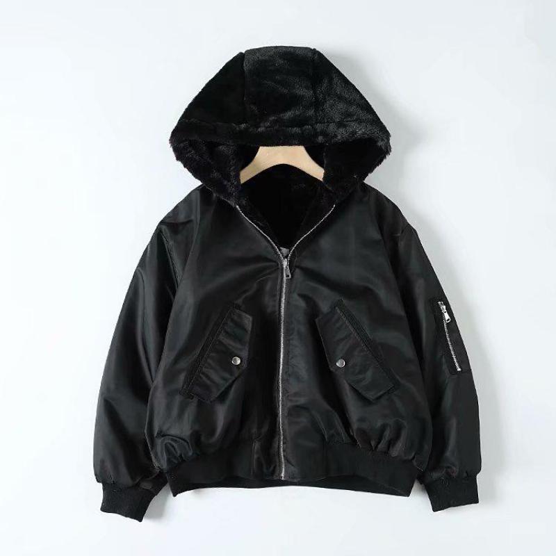 Autumn Winter Fashion New Women Thickening Basic Warm Double Faced Jacket Female Casual Lamb Wool Lining Hooded Outerwear 201017