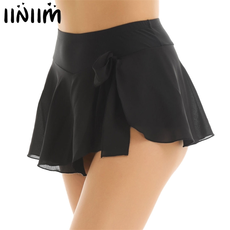 iiniim Women Adults Dance Mini Chiffon Short Skirt High Waist Stretchy Active with Built-in Briefs Gymnastics Ice Skating Skirt Y200326, Black
iiniim Women Adults Dance Mini Chiffon Short Skirt High Waist Stretchy Active with Built-in Briefs Gymnastics Ice Skating Skirt Y200326, Black