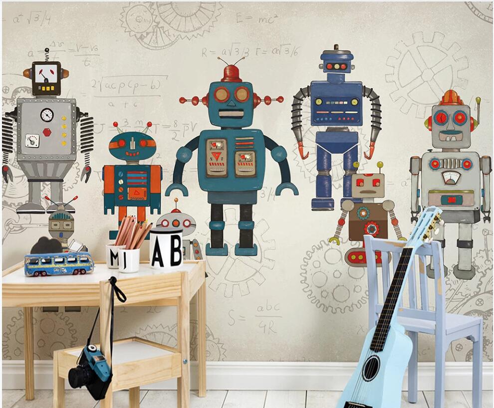 3d wallpaper custom photo Modern hand drawn cartoon robot children's room decor 3d wall murals wallpaper for walls 3 d in the living room, Non-woven wallpaper
3d wallpaper custom photo Modern hand drawn cartoon robot children's room decor 3d wall murals wallpaper for walls 3 d in the living room, Non-woven wallpaper
