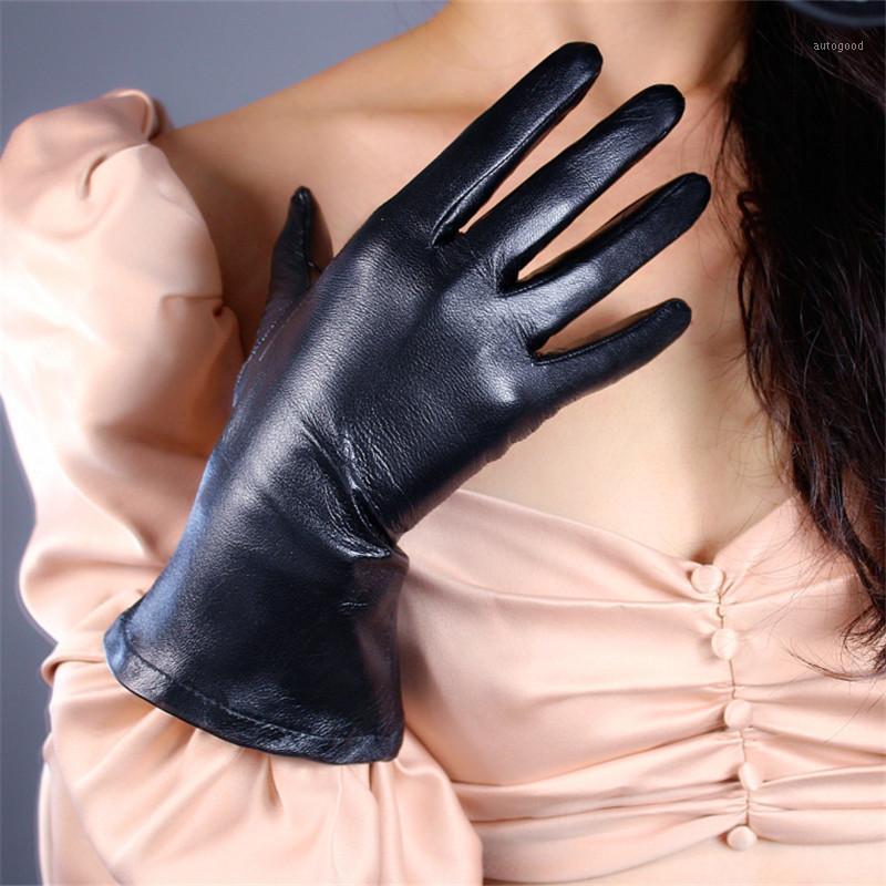 Five Fingers Gloves Genuine Leather Long 28cm Imported Lambskin Thermal Black Super Handsome Lantern Sleeves Large Sleeve Female WZP081
Five Fingers Gloves Genuine Leather Long 28cm Imported Lambskin Thermal Black Super Handsome Lantern Sleeves Large Sleeve Female WZP081