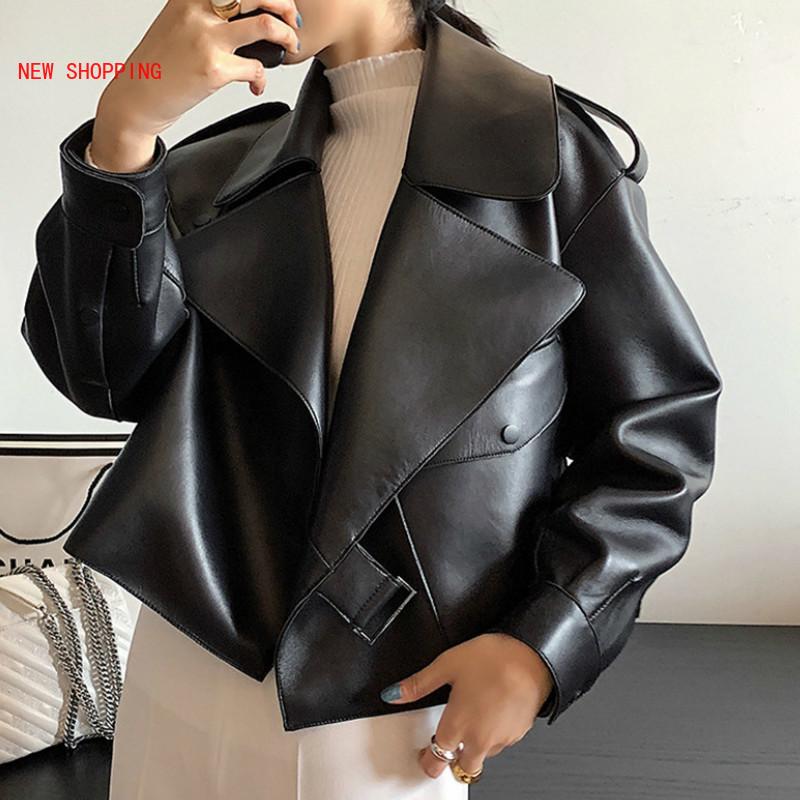 New Women Faux Leather Jacket Soft Loose Vintage Biker Coat Short Pockets Motor PU Black Jacket Autumn Street Leather Coat White, Beige
New Women Faux Leather Jacket Soft Loose Vintage Biker Coat Short Pockets Motor PU Black Jacket Autumn Street Leather Coat White, Beige