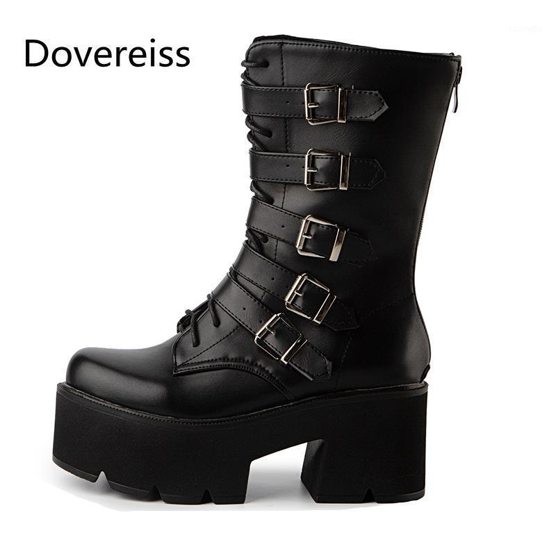 Dovereiss Fashion Women's Shoes New Winter Sexy Buckle Concise Waterproof Chunky heels Back zipper Matin boots Half boots 35-441, Black
Dovereiss Fashion Women's Shoes New Winter Sexy Buckle Concise Waterproof Chunky heels Back zipper Matin boots Half boots 35-441, Black