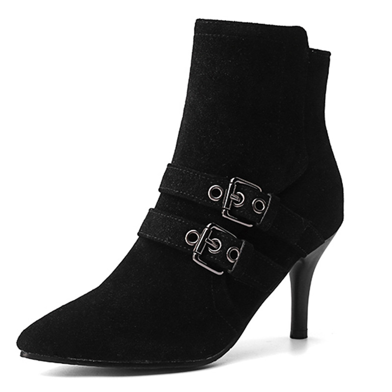 2021 New Women Ankle Boots Fashion Thin High Heel Pointed Toe All Match Ladies Autumn Winter Party Shoes Size 34-43 84qr, Gray
2021 New Women Ankle Boots Fashion Thin High Heel Pointed Toe All Match Ladies Autumn Winter Party Shoes Size 34-43 84qr, Gray