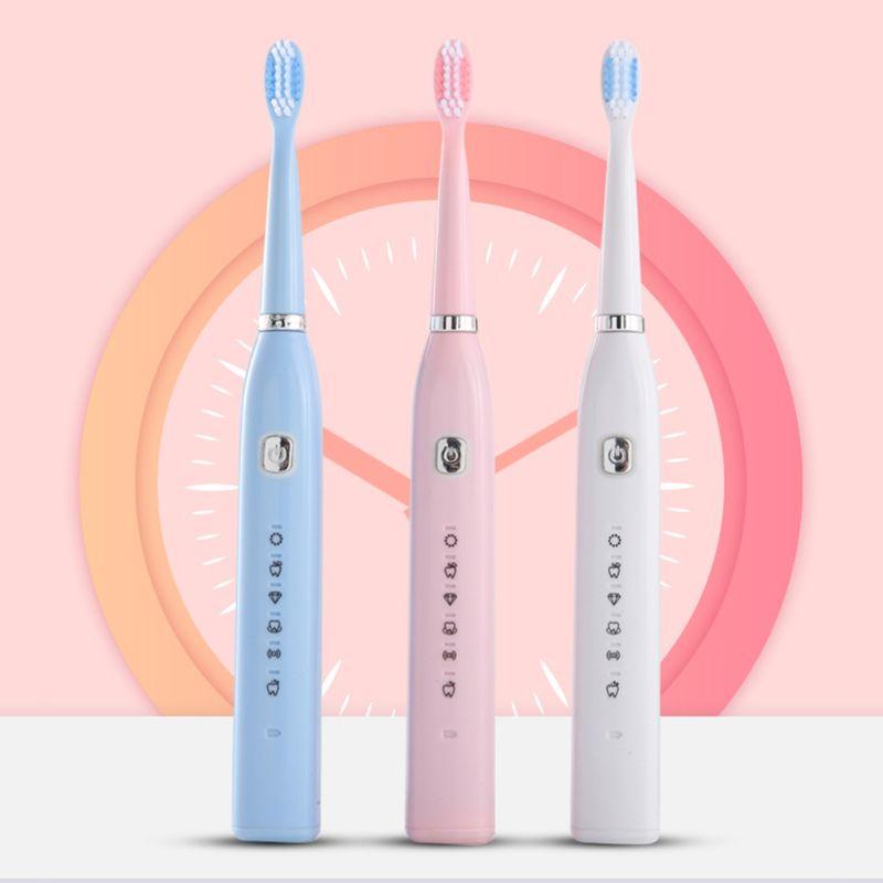 Powerful Ultrasonic Sonic Electric Toothbrush USB Rechargeable Tooth Brush Adult Electronic Washable Brush
Powerful Ultrasonic Sonic Electric Toothbrush USB Rechargeable Tooth Brush Adult Electronic Washable Brush