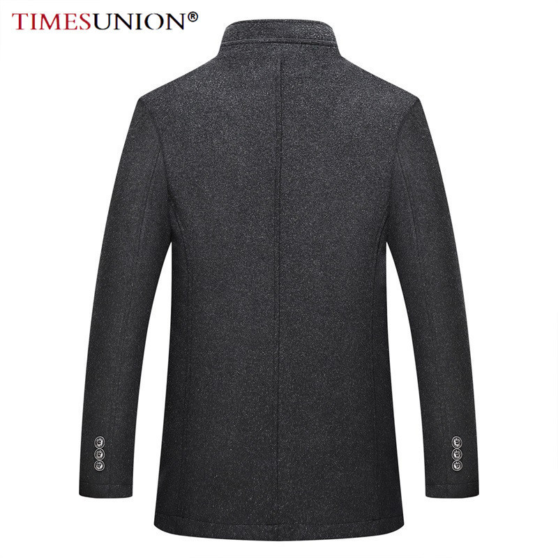 Mens wool winter coats jacke Thick Overcoats Topcoat Mens Single Breasted Coats And Jackets With Adjustable Vest 4 Colours M-3XL 201128